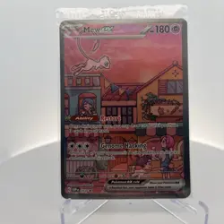 Mew ex SVP 053 Pokemon TCG Scarlet Violet 151 Black Star Promo Full Art SEALED - Image 1