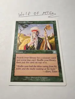 MtG - Classic Sixth Edition Worldly Tutor 269 Uncommon 1999 LP - Image 1