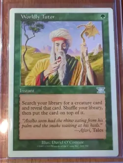 MtG - Classic Sixth Edition Worldly Tutor 269 Uncommon 1999 - Image 1