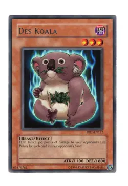 Yugioh- 1X Des Koala - Rare - Unlimited - DR1-EN132 - Near Mint - Image 1