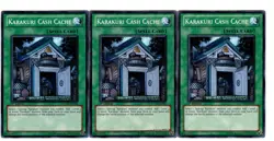 Yugioh- 3X Karakuri Cash Cache - Common - 1st Edition - STOR-EN052 - Near Mint - Image 1