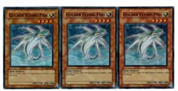 Yugioh- 3X Golden Flying Fish - Super Rare - Unlimited - PTDN-EN086 - Near Mint - Image 1