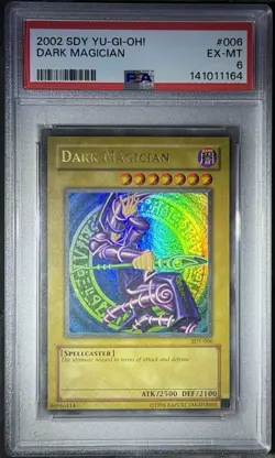 2002 SDY-006 YU-GI-OH! DARK MAGICIAN PSA 6 - Image 2