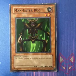 * Yu-Gi-Oh! - MP - Man-Eating Bug SDY-046 Vintage (US Seller - Image 1