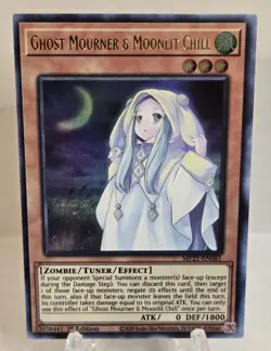 Ghost Mourner & Moonlit Chill 1st Edition Ultra Rare MP21-EN061 Yu-Gi-Oh! - Image 1