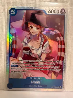 One Piece TCG Nami OP11-054 V.1 SR Englisch NM Boosterfrisch - Image 1