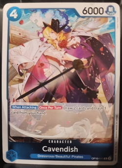 Cavendish OP10-045 R Foil Royal Blood One Piece CCG - English - Image 1