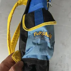 Pokemon Vintage Pikachu Backpack 1999 by Nintendo 90s Anime Gotta Catch Em All - Image 5