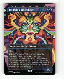 Tishana's Tidebinder (Borderless) 335 NM Normal R MTG Magic The Lost Caverns of - Image 1