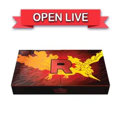 Open Live Pokemon TCG Team Rocket’s Moltres ex Ultra-Premium Collection English - Image 1