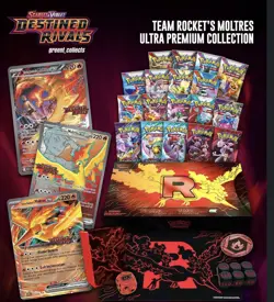 Pokemon TCG Team Rocket's Moltres Ex UPC Ultra Premium Collection Sealed - Image 2