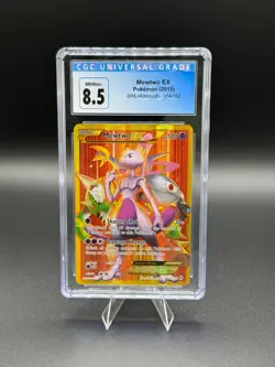 💥Mewtwo EX Full Art Secret Rare #164/162 XY Breakthrough CGC 8.5 (9) NM/MINT+ - Image 1
