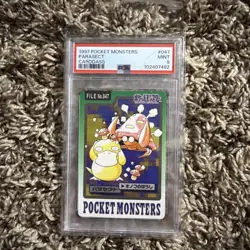 Parasect No.047 1997 Pokemon Card Carddass Monsters Collection, Japanese Edition - Image 1