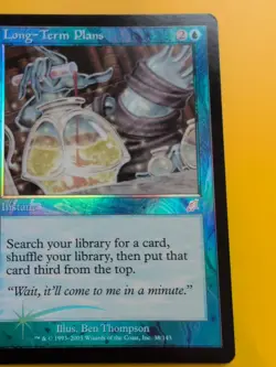 Long-Term Plans. Instant MTG FOIL Shooting Star. Scourge 2003 Card. - Image 2