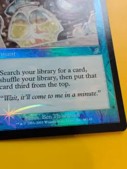 Long-Term Plans. Instant MTG FOIL Shooting Star. Scourge 2003 Card. - Image 5