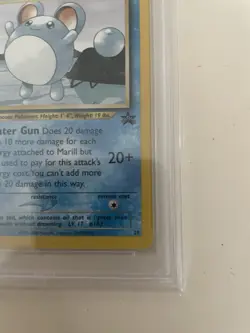 Pokemon TCG Marill 29/53 WOTC Promo Regular Vintage Card PSA 10 Gem Mint - Image 5