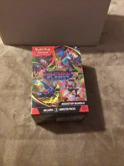 Pokemon Cards Mega Evolution Phantasmal Flames - BOOSTER BOX [6 Packs] NEW - Image 1