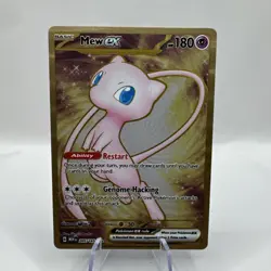 Pokemon TCG Mew EX Metal Gold NM 205/165 Scarlet & Violet 151 Promo Card - Image 4