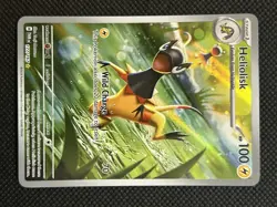 Pokemon Twilight Masquerade Heliolisk Illustration Rare Holo Card 177/167 Sv06 - Image 1