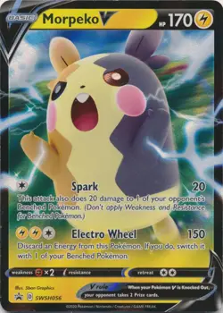 UR-01 Holo Morpeko V SWSH056 Promo SWSH: Sword & Shield Promo Cards - Image 1