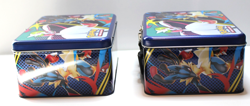 2025 Pokemon TCG Collector Treasure Chest Lunch Boxes (2) Tin w/extra cards/lot - Image 2