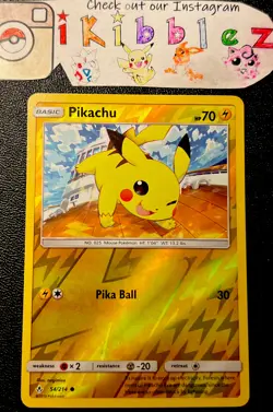 Pikachu 54/214 NM Reverse Holo Cruise Ship Artwork Pokemon Card. Ships Fast! - Image 1