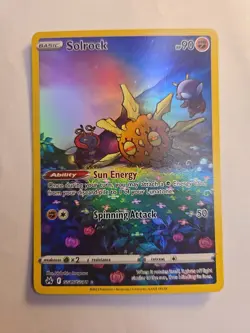 SOLROCK GG15/GG70 Crown Zenith Galarian Gallery Holo Pokemon TCG Card NM/M FULL - Image 1
