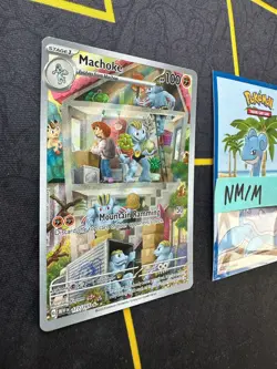 Pokemon Card Machoke Scarlet & Violet 151 Illustration Rare 177/165 324 💎NM💎 - Image 3