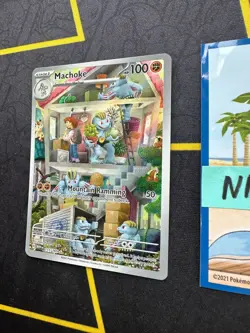 Pokemon Card Machoke Scarlet & Violet 151 Illustration Rare 177/165 324 💎NM💎 - Image 4
