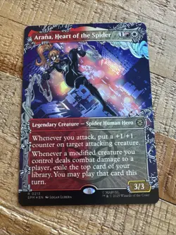 2025 Magic The Gathering Spider-Man R 0213 Arana, Heart Of The Spider Foil Card - Image 1