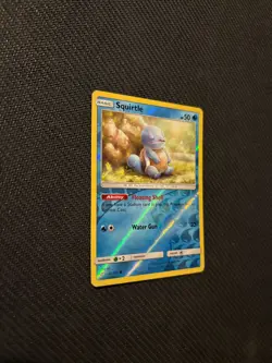 Squirtle 22/181 Reverse Holo Team Up Sun and Moon Pokemon Card - Image 3