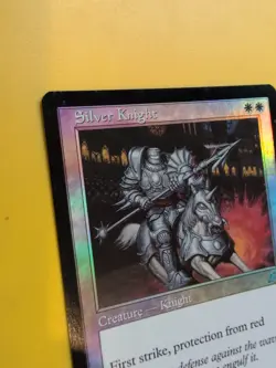 Silver Knight MTG FOIL Shooting Star. Scourge 2003 Card. - Image 5