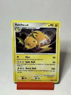 Pokemon Raichu Reverse Holo Card Stormfront LP 8/100 NM - Image 1