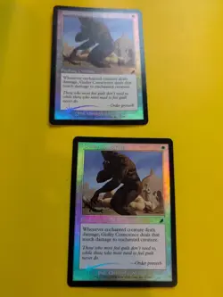 Guilty Conscience x2 Enchant MTG FOIL Shooting Star. Scourge 2003 2 Card. - Image 1