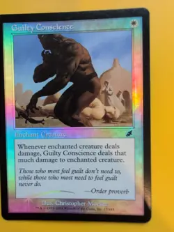 Guilty Conscience x2 Enchant MTG FOIL Shooting Star. Scourge 2003 2 Card. - Image 3