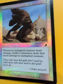 Guilty Conscience x2 Enchant MTG FOIL Shooting Star. Scourge 2003 2 Card. - Image 4