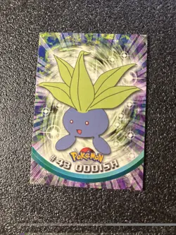 1999 TOPPS POKEMON CARD #43 ODDISH - TV ANIMATION EDITION Black Logo - Image 1