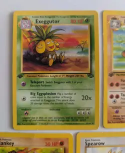 Pokemon TCG Jungle And Fossil 1st Edition 7 Card Lot trading card game - Image 2