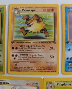 Pokemon TCG Jungle And Fossil 1st Edition 7 Card Lot trading card game - Image 3