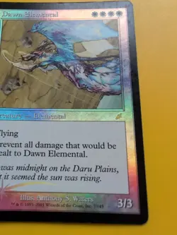 Dawn Elemental. rare MTG FOIL Shooting Star. Scourge 2003 Card. - Image 4