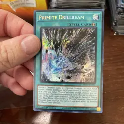 Yu-Gi-Oh! TCG Primite Drillbeam Prismatic Secret Rare Card MP25-EN115 - Image 2