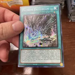 Yu-Gi-Oh! TCG Primite Drillbeam Prismatic Secret Rare Card MP25-EN115 - Image 5