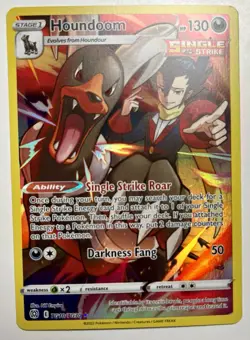 Pokemon TCG Houndoom TG10/TG30 Brilliant Stars Trainer Gallery Card - NM - Image 1