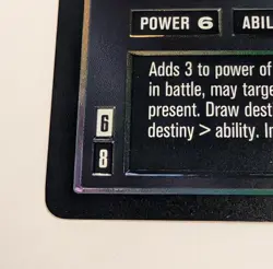 Darth Vader, Dark Lord of the Sith Foil Reflections Special Star Wars CCG Card - Image 3
