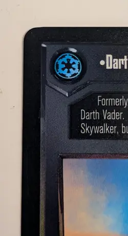 Darth Vader, Dark Lord of the Sith Foil Reflections Special Star Wars CCG Card - Image 4