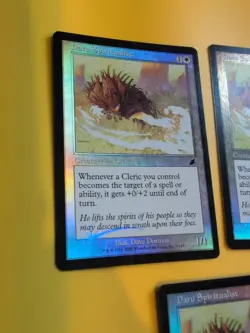 Daru Spiritualist x3 Cleric MTG FOIL Shooting Star. Scourge 2003 3 Card. - Image 4