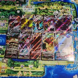 Pokemon TCG VMAX Card Lot Of 10 - Image 1