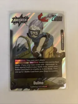 Dragon Ball Manga Booster Card Awaken Bulma SB01-045 Silver - Image 1
