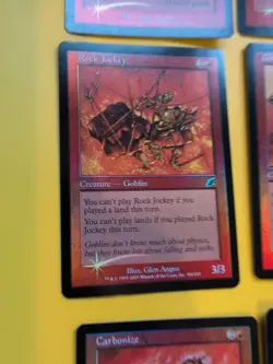MTG FOIL red Scourge 6 Card Misguided rage, extra arms.carbonize,enrage,goblin - Image 4