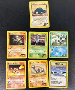 Rocket’s Snorlax 33/132 - Pokemon Gym Heroes Card Lot Of 7 Cards - Image 3